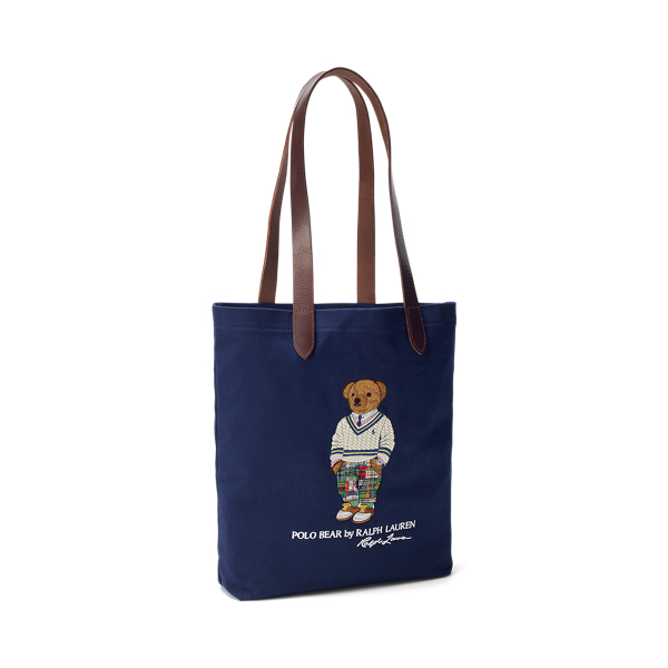 Shopper-Tragetasche mit Polo Bear Polo Ralph Lauren in Newport-Navy 2