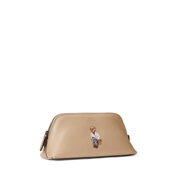 Kosmetiketui mit Polo Bear Polo Ralph Lauren in D&uuml;nensandbraun 2