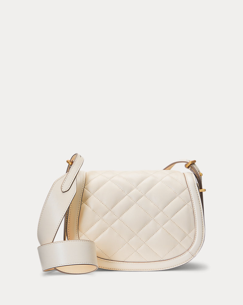 Polo ID Quilted Leather Saddle Bag | Ralph Lauren Polo ID Quilted Leather Saddle Bag | Ralph Lauren