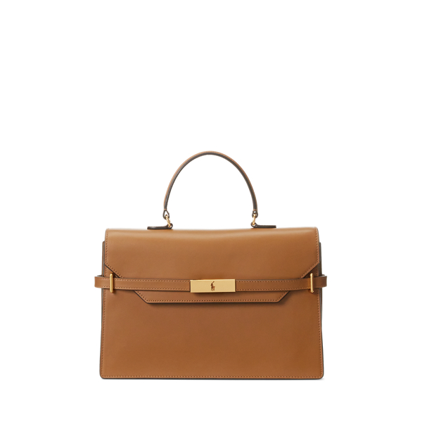 Polo ID Leather Satchel