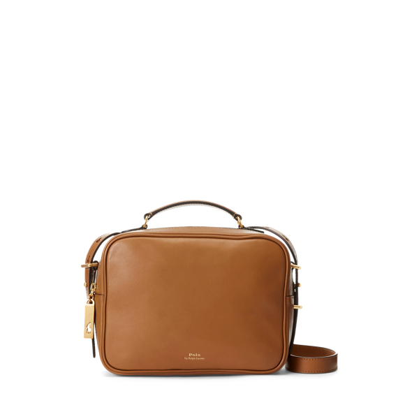 Ralph lauren anchor leather camera bag best sale