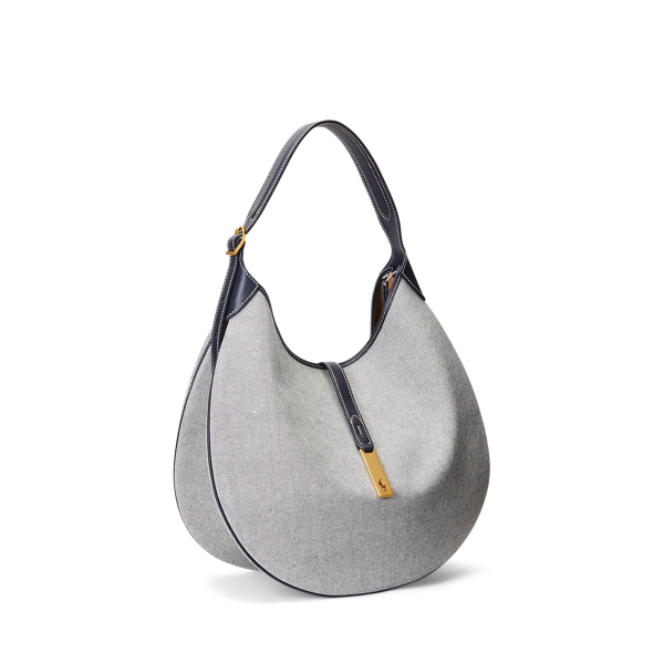 Ralph Lauren★Polo ID Canvas Medium Shoulder Bag Polo ID Canvas Large Shoulder Bag | Ralph Lauren