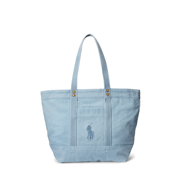 Canvas Medium Tote Bag Ralph Lauren