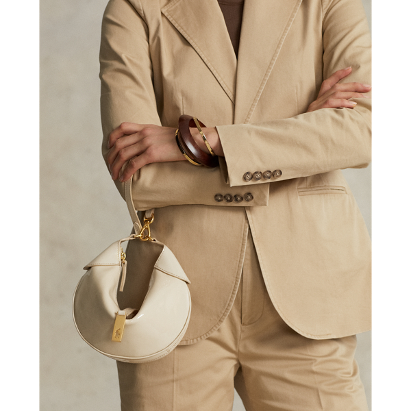 Polo Ralph Lauren ビジネスバッグ ベージュ Polo ID Patent Mini Shoulder Bag | Ralph Lauren