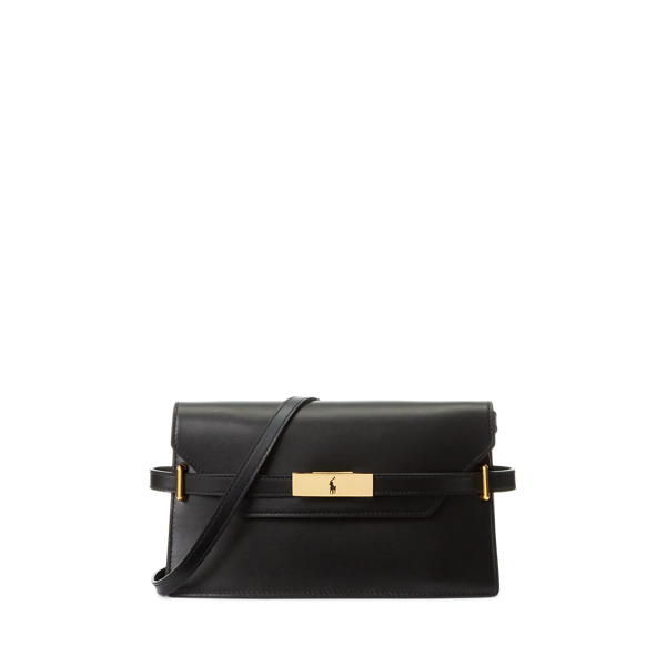 Clutch &agrave; bandouli&egrave;re Polo ID en cuir