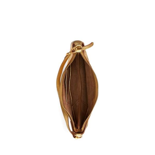 Gold Polo ID Metallic Mini Shoulder Bag Polo Ralph Lauren 5