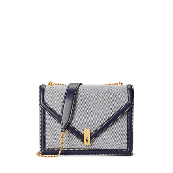 Polo ID Canvas Envelope Chain Bag Polo Ralph Lauren 1