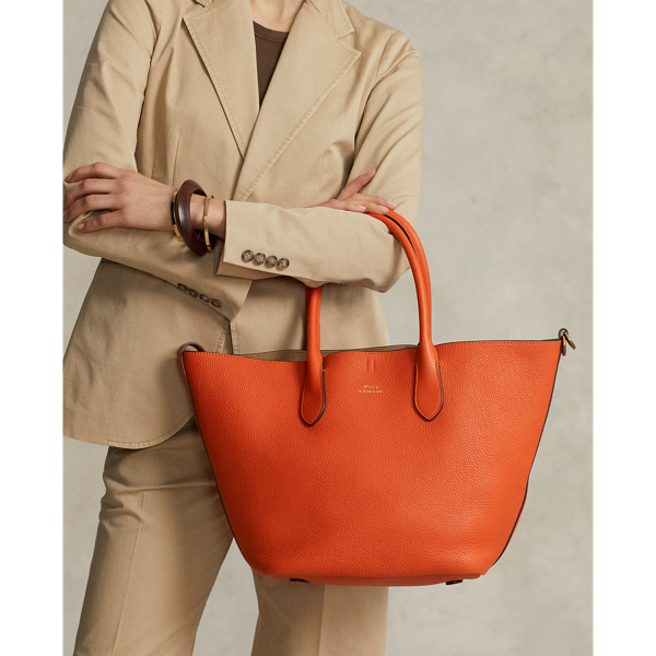 RALPH LAUREN BELLPORT LEATHER hotsell TOTE