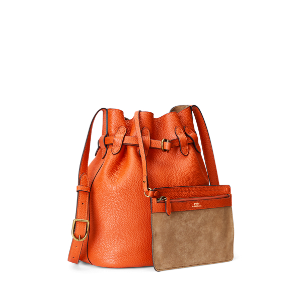 Ralph Lauren★Leather Medium Bellport Bucket Bag Leather Medium Bellport Bucket Bag | Ralph Lauren