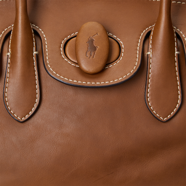 Cuoio Bellport Leather Satchel Polo Ralph Lauren 6