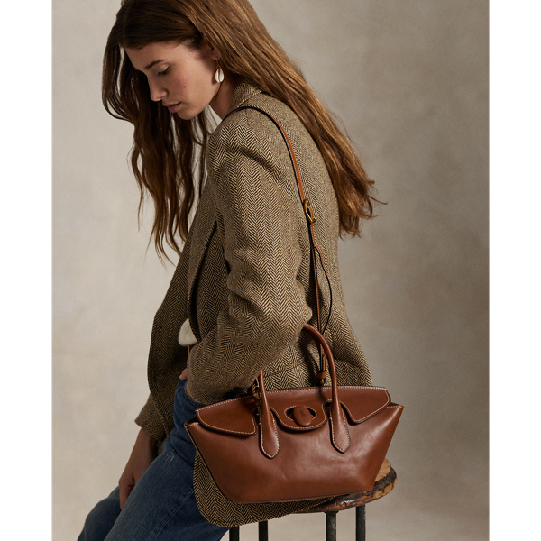 Cuoio Bellport Leather Satchel Polo Ralph Lauren 7