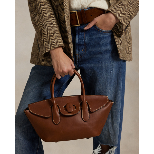 Cuoio Bellport Leather Satchel Polo Ralph Lauren 8