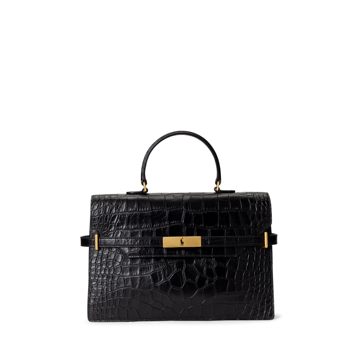 Embossed leather satchel best sale