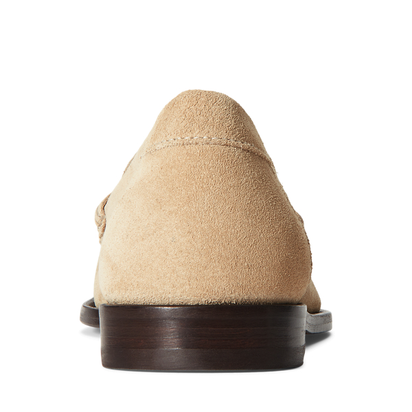 Pennyloafer aus Kalbswildleder Polo Ralph Lauren in D&uuml;nensandbraun 3