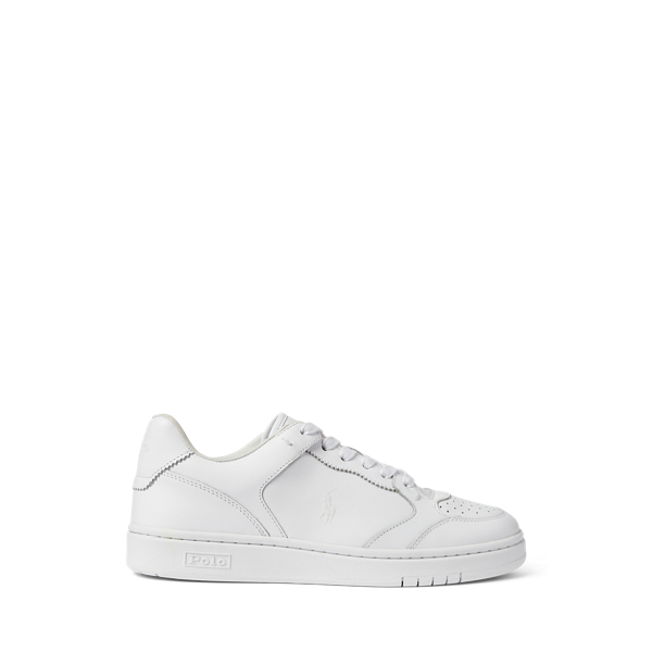 Ralph lauren white trainers ladies best sale