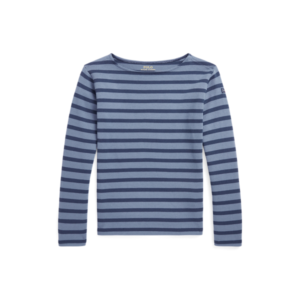 Striped Cotton Jersey Top Girls 7-14 Years 1