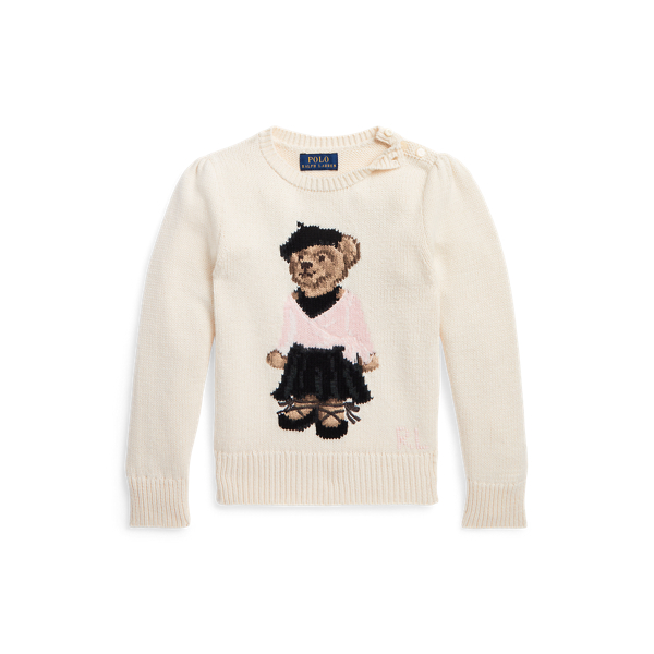Ralph lauren sweater with bear hot sale