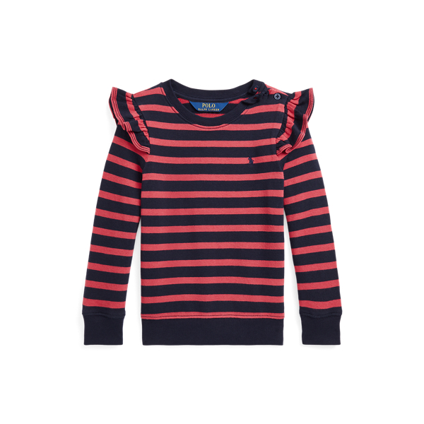 Spa badstof sweatshirt met strepen