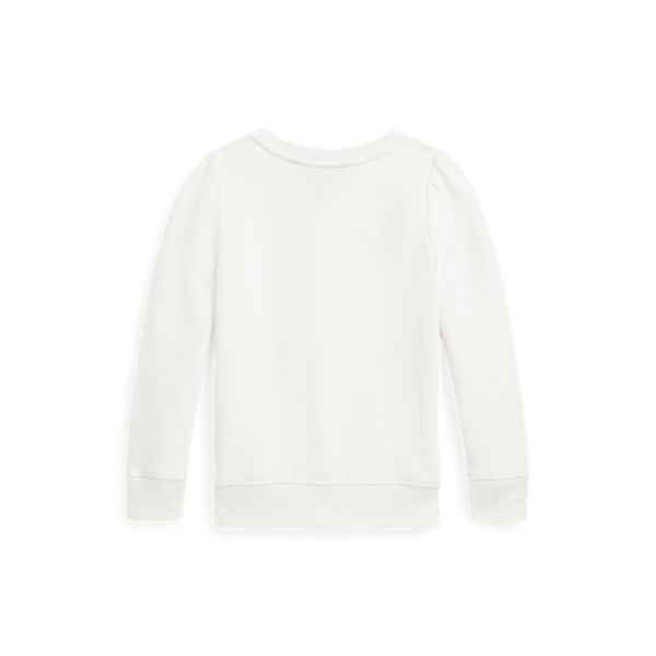 Deckwash White Polo Bear Fleece Pullover Girls 1.5-6.5 Years 2