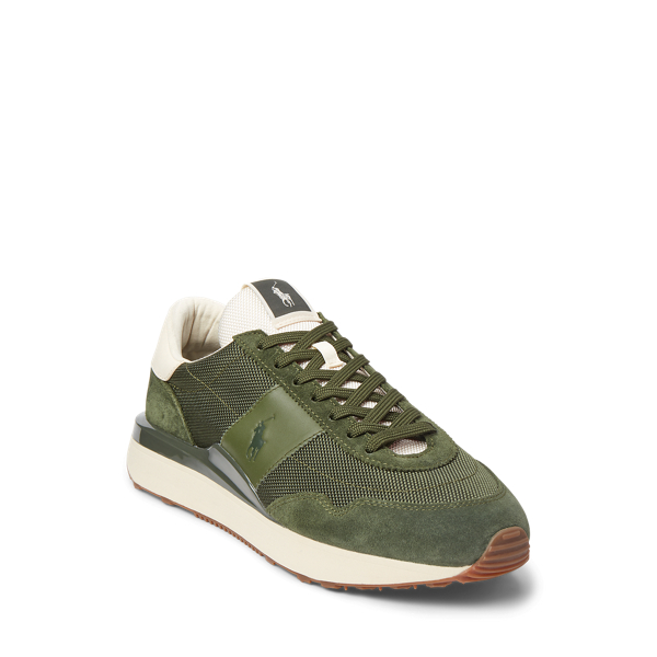 Sneaker Train 89 mit Wildlederbahnen Polo Sport in Classic Drab 2