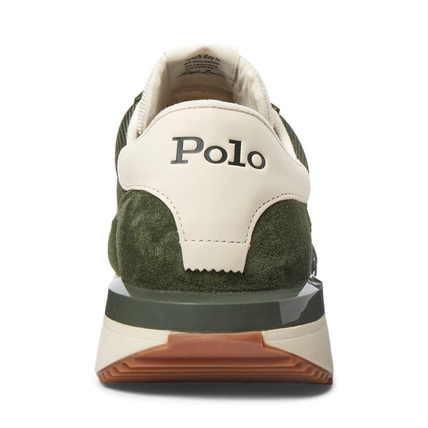 Sneaker Train 89 mit Wildlederbahnen Polo Sport in Classic Drab 3