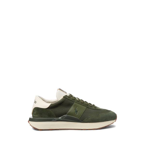 Ralph lauren green trainers hotsell