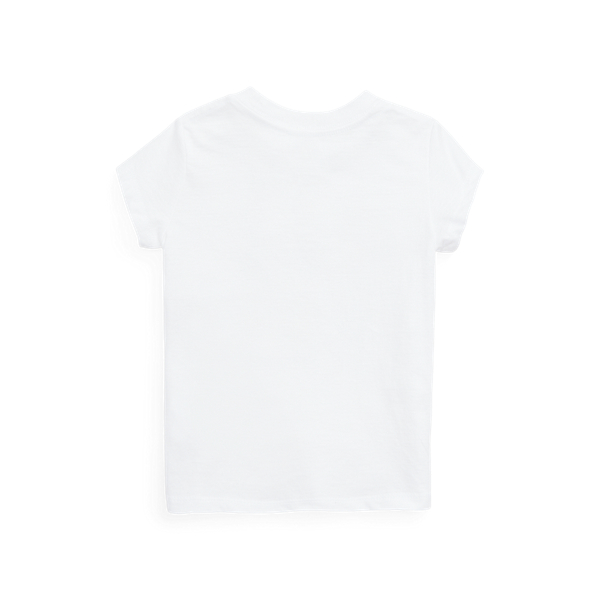 T-Shirt aus Baumwolljersey mit Big Pony Girls 1.5-6.5 Years in Wei&szlig; 2