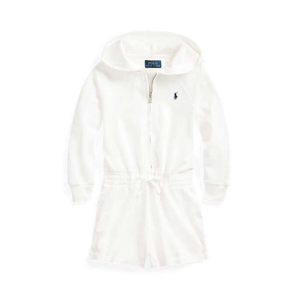 Spa Terry Fleece Long-Sleeve Playsuit