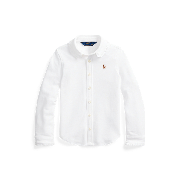 Ralph lauren knit cotton oxford shirt online