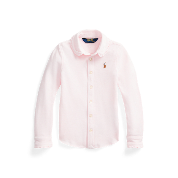 Oxfordhemd aus Piqu&eacute; Girls 1.5-6.5 Years in 1