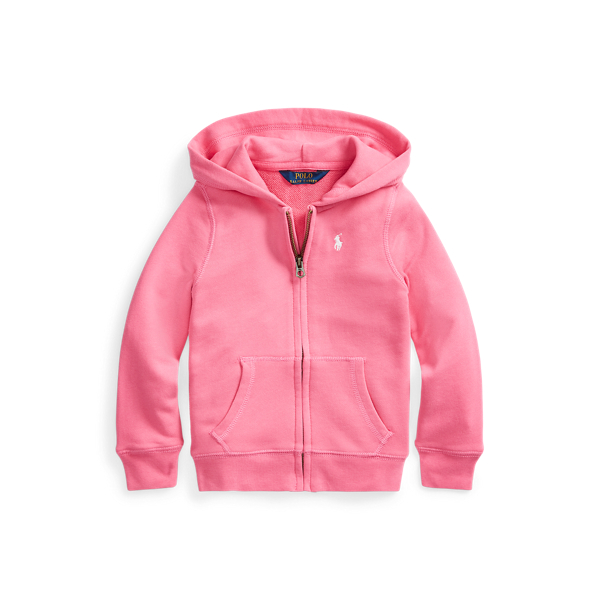 Desert Pink Spa Terry Full-Zip Hoodie Girls 2-6x 1