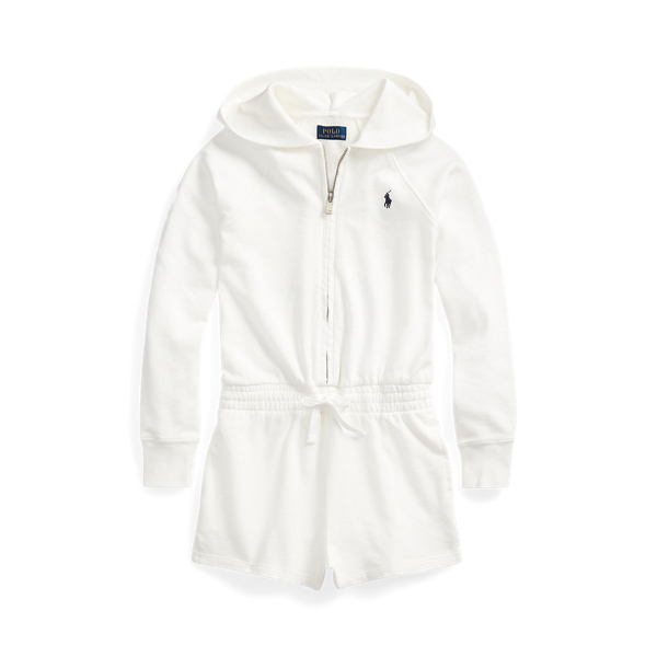 Spa Terry Fleece Long-Sleeve Playsuit
