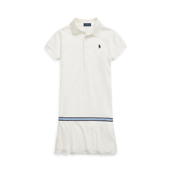 polo ralph lauren stretch mesh polo dress Polo Ralph Lauren Little Girls Pleated Polo Dress