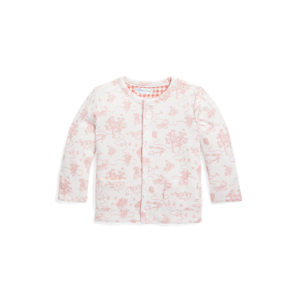 Reversible Cotton Interlock Jacket Baby Girl 1