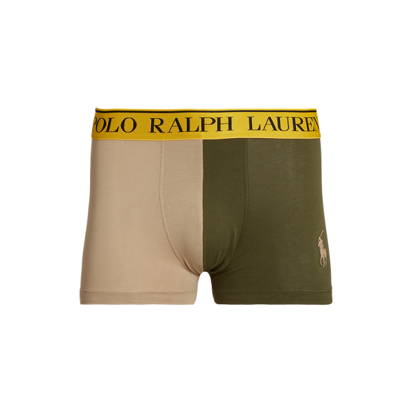 Stretchkatoenen zwembroek met kleurblok Polo Ralph Lauren in 1