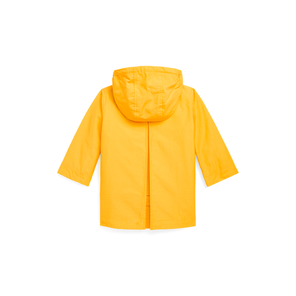 Imperm&eacute;able &agrave; capuche Baby Boy en Jaune cir&eacute; 2