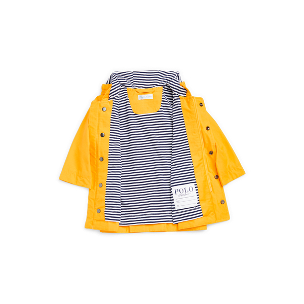 Imperm&eacute;able &agrave; capuche Baby Boy en Jaune cir&eacute; 3