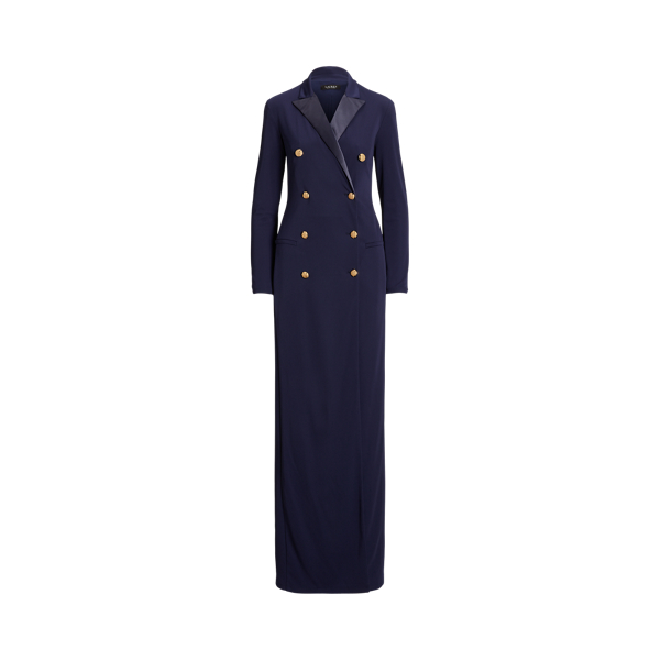 Stretch Jersey Tuxedo Gown Lauren 1