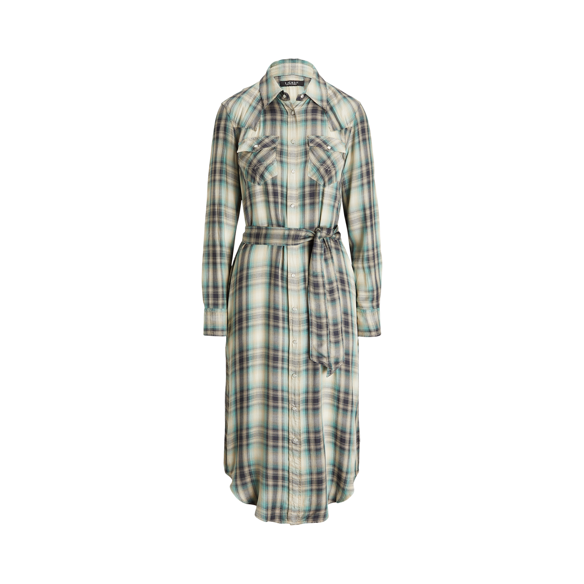 Lauren ralph lauren twill shirtdress best sale