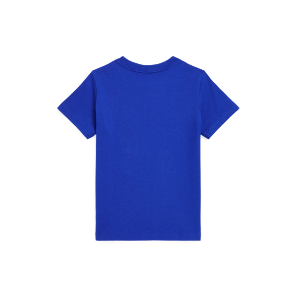 T-shirt col rond jersey de coton &eacute;pais Boys 1.5-6 Years en &Eacute;toile saphir 2