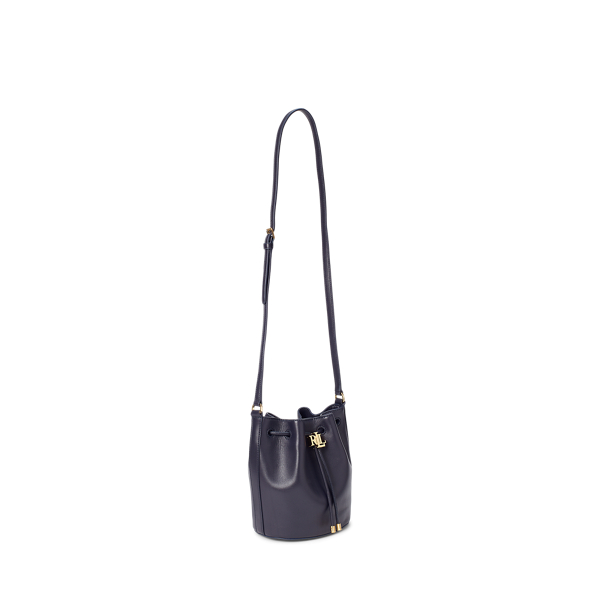 即発Ralph Lauren Medium Andie Drawstring Bagレザー巾着バッグ Leather Medium Andie Drawstring Bag | Ralph Lauren