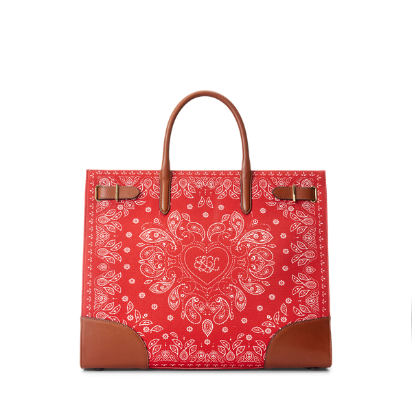 Print Canvas Large Devyn Tote Bag