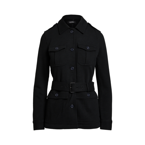 Belted French Terry Jacket Lauren 1