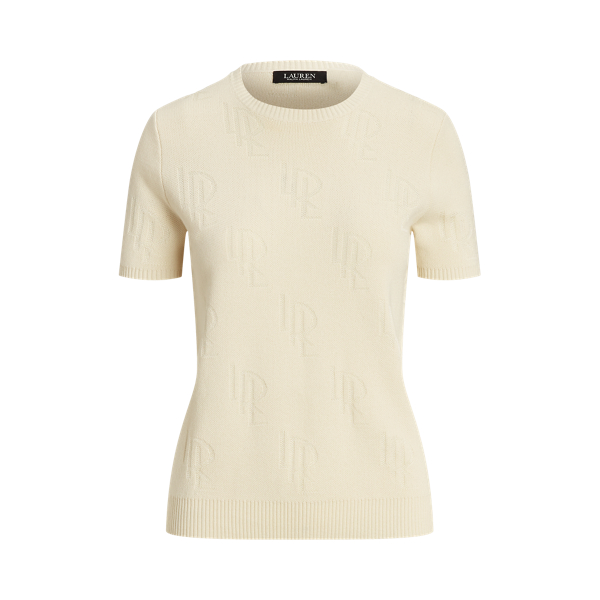 Jersey con monograma de jacquard