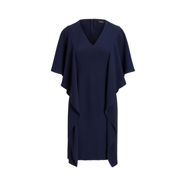 Robe de cocktail caftan en georgette Lauren en Refined Navy 2