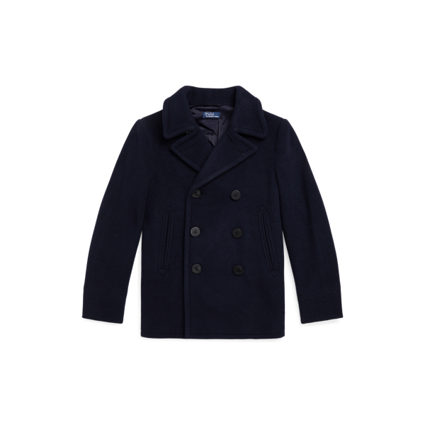 Wool Blend Peacoat Ralph Lauren