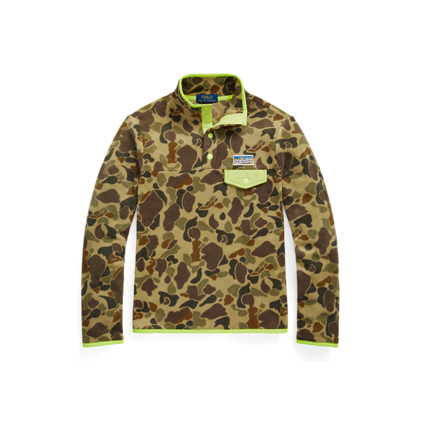 Pull en molleton camouflage gratt&eacute; Boys 6-14 Years en 1