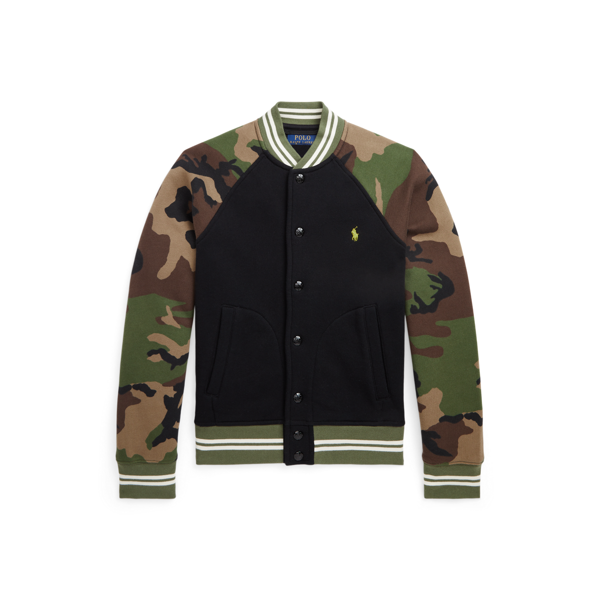 Camo popular wool baseball jacket size S or M