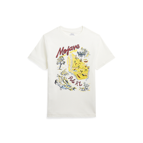 Map-Print Cotton Jersey Tee Boys 6-14 Years 1