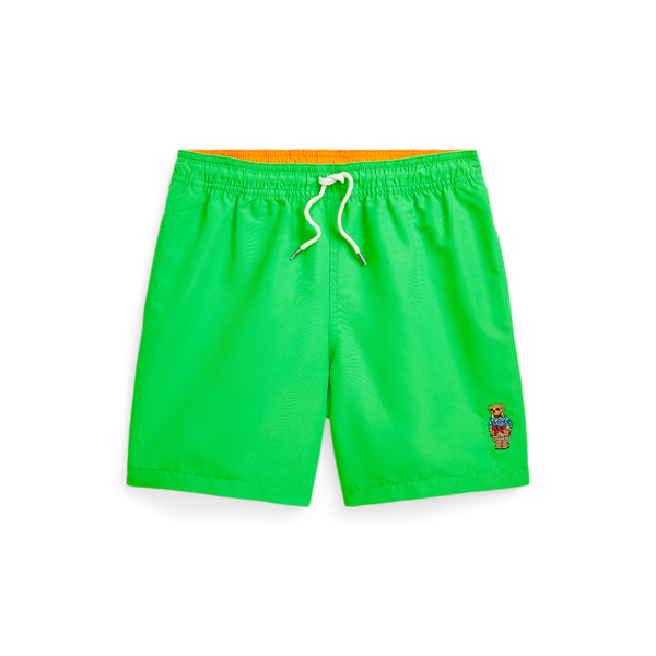 Tucan Green Traveler Polo Bear Swim Trunk Boys 8-20 1